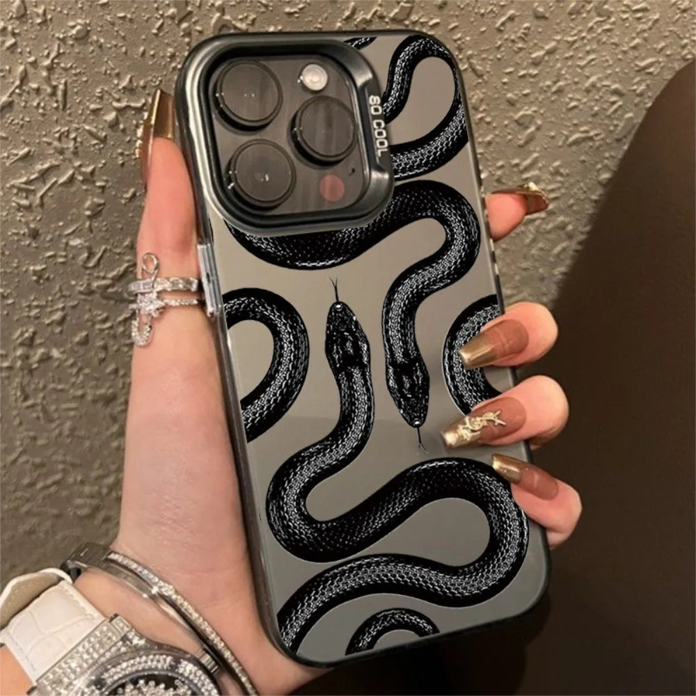 Funda para teléfono con estampado de leopardo