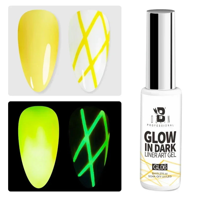 Esmalte de uñas en gel semipermanente, efecto espejo metálico, cromado, superbrillante, francés, UV LED, 5 ml, dorado y plateado.