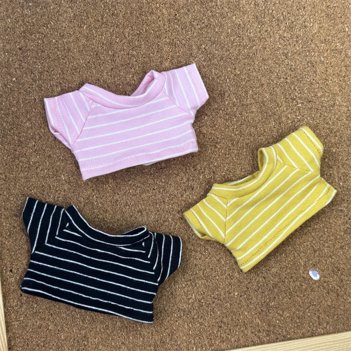 Labubu Clothing V1 V2 Labubu Baby Clothes Multi Color Versatile Short Sleeve Top Cute Cartoon Doll Clothes Children'S Gifts Toys
