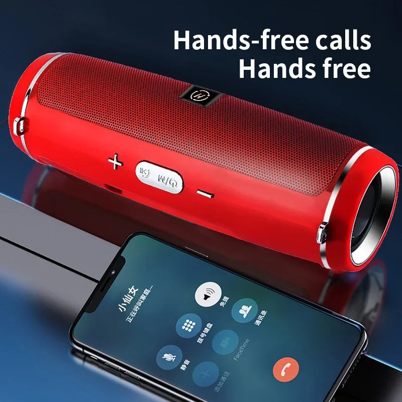 Altavoces portátiles Bluetooth Mini inalámbricos de alta fidelidad con sonido envolvente, subwoofer, para exteriores, impermeables, para camping y fiestas.