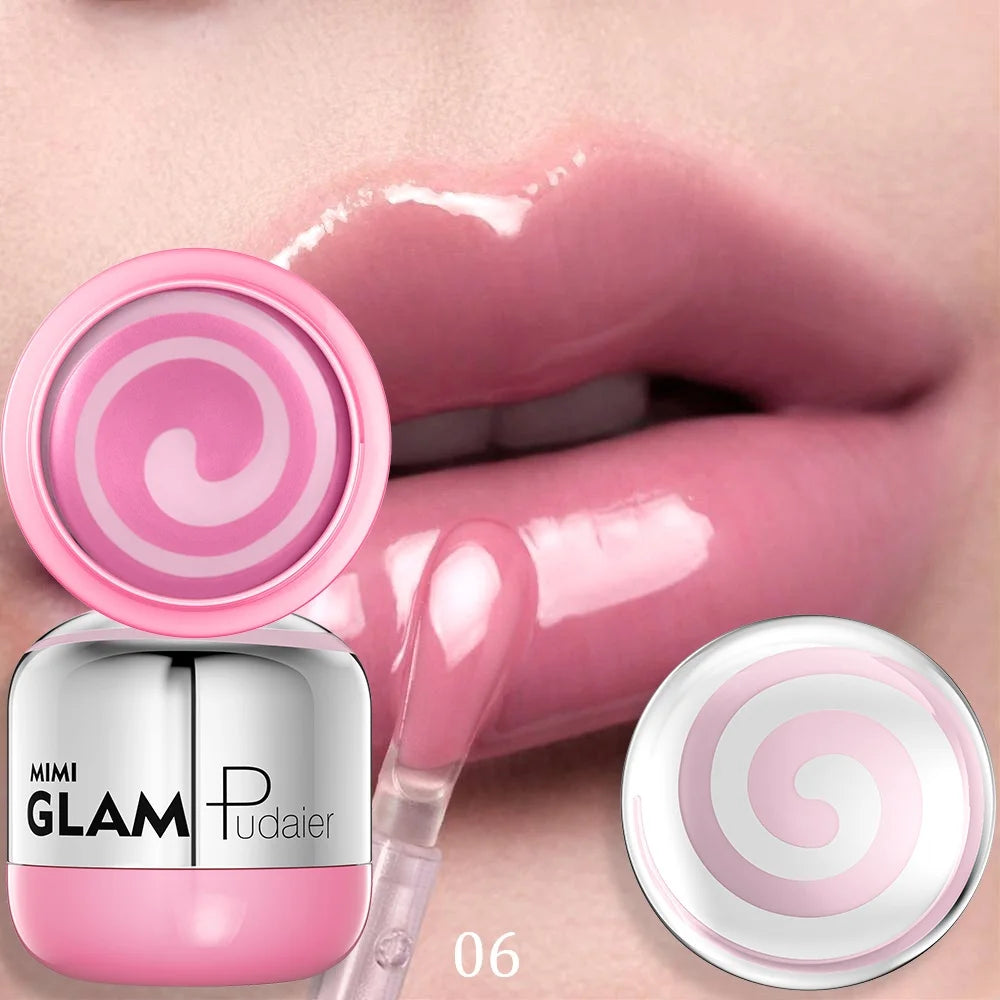 Lip balm, deeply moisturizing and soothing, fruit-flavored lip gloss lipstick, long-lasting nourishing and hydrating lip care li