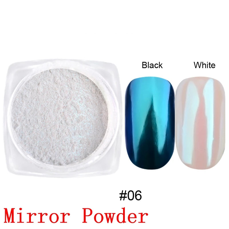 8ml Silver Mirror Metallic Nail Gels Polish UV Soak Off Paint Gel Polish Flower Drawing Gold Superbright Nails Lacquer UV Gel #*