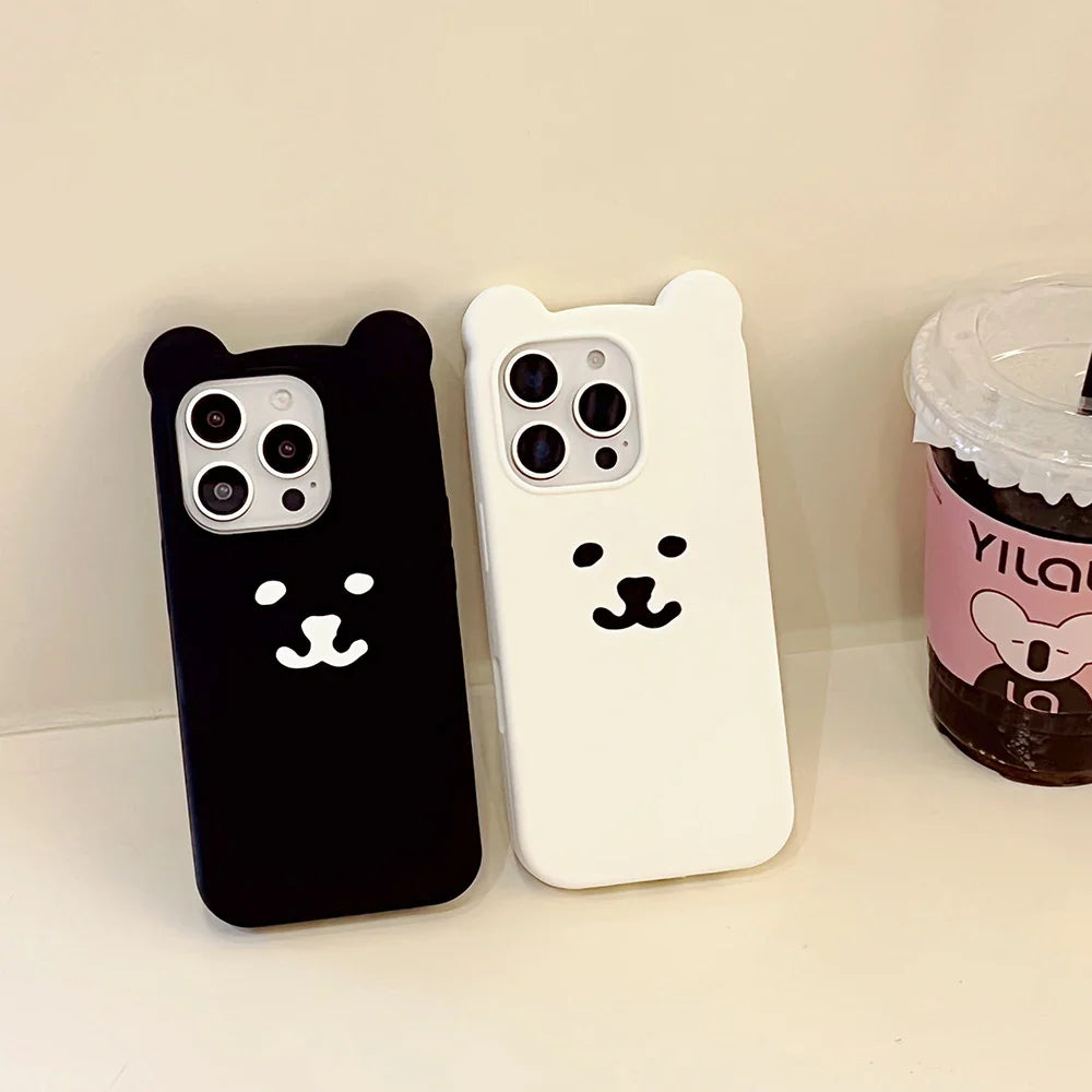 Funda para teléfono con diseño de oso de Nagano de dibujos animados kawaii