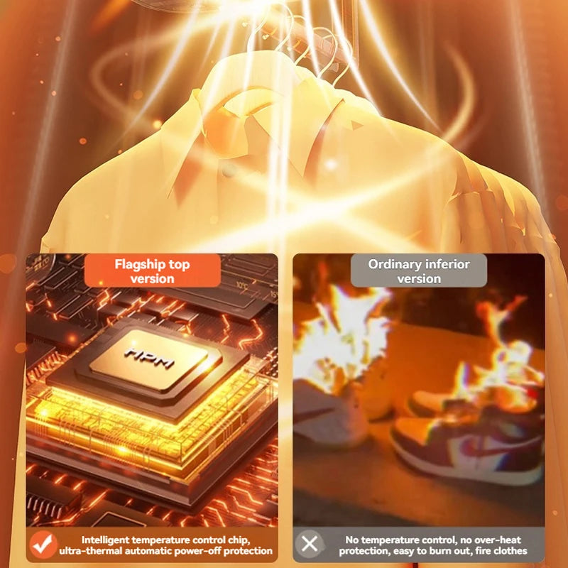 Mini sèche-linge portable pliable et électrique, intelligent, à séchage rapide et minuté, avec sac de séchage, compact et de voyage