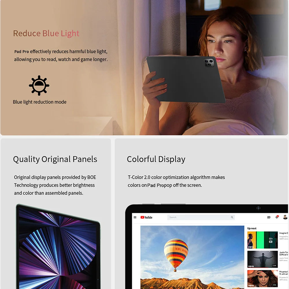 Tableta PC de 10,1 pulgadas, 8 GB de RAM, 512 GB de ROM, 10 núcleos, IA, aceleración, Google Play, 4G LTE, llamadas, SIM dual, WiFi dual, Android 12