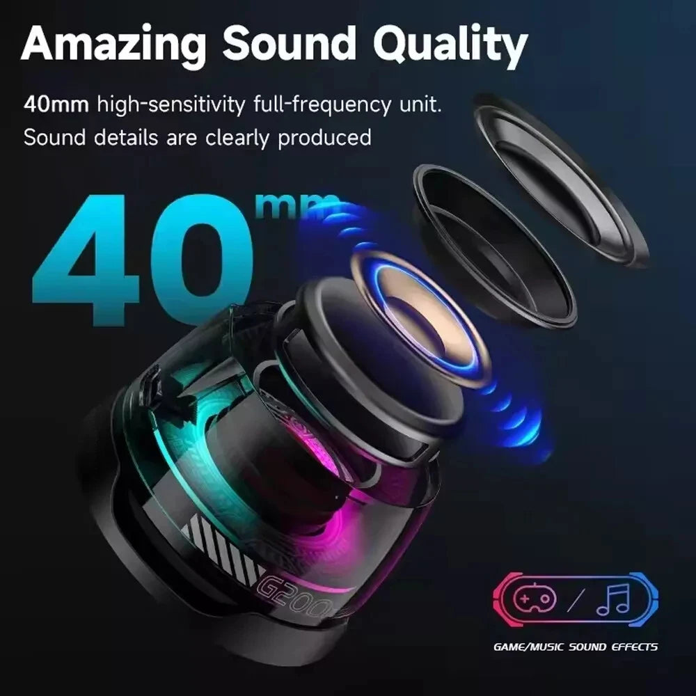 Altavoz Bluetooth portátil G200 con iluminación RGB, altavoz magnético BT5.3, minicaja de sonido, 7 horas de reproducción, soporte para teléfono.