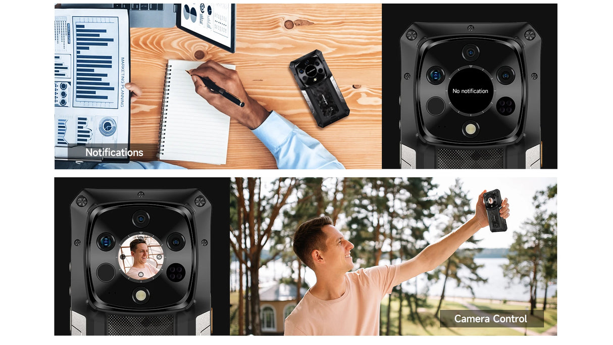 Teléfono robusto Ulefone Armor 28 Ultra 5G con imagen térmica por IA, Dimensity 9300+, 1 TB de ROM, 32 GB de RAM, Android, AMOLED