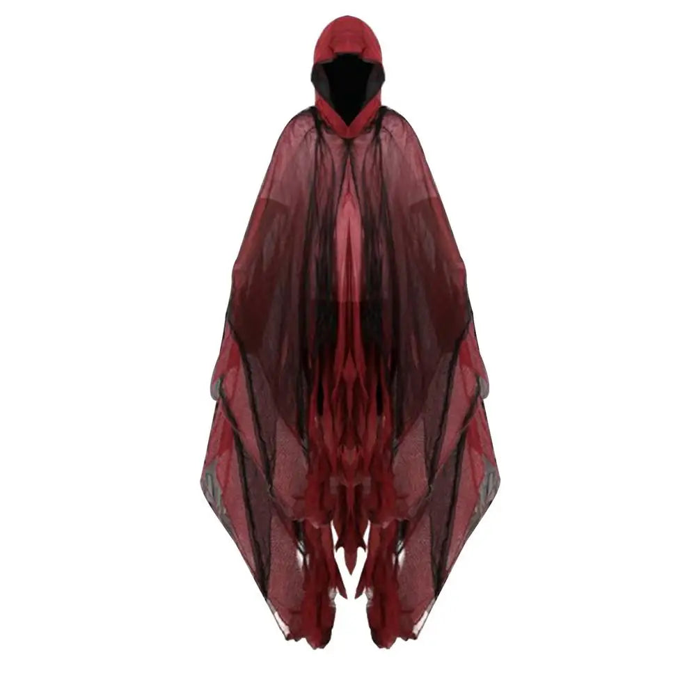 Halloween Cape Unisex Halloween Ghost Dementors Cosplay Costume Horror Dress Up Cape Halloween Horror Costume Cloaks Props
