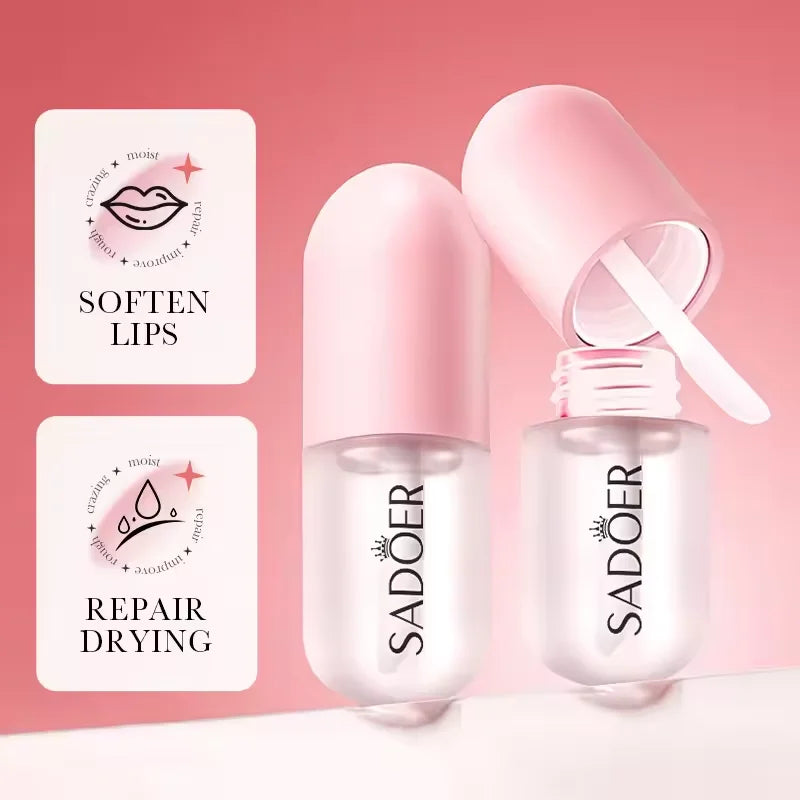 Huile essentielle repulpante pour les lèvres Soin des lèvres instantané et sexy Nourrissant Antirides Hydratant Brillant à lèvres repulpant ultime Sérum Cosmétiques