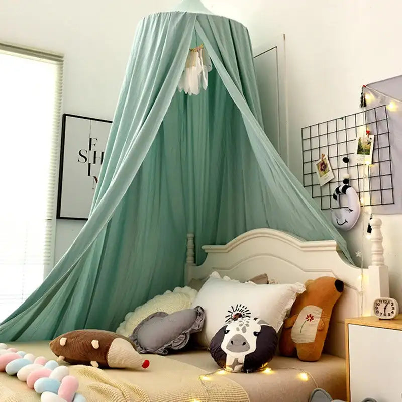 Kids Mosquito Net Baby Crib Curtain Hanging Tent Bed Decor Girl Princess Hanging Bed Canopy Living Corner Play Reading NookDecor - Lootquake