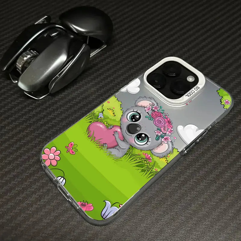 Funda para teléfono con diseño de koala bebé