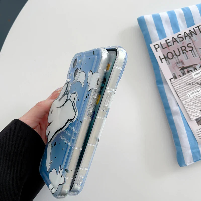 Funda blanda para teléfono Run Rabbit Caroon Grip Tok Holder