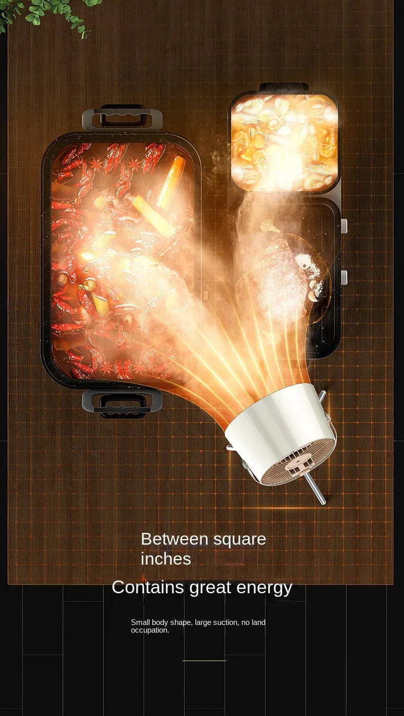 Hottes de cuisine de bureau USB, ventilateur d'extraction portable alimenté par USB, petite hotte de cuisine, extracteur de barbecue, grande hotte aspirante