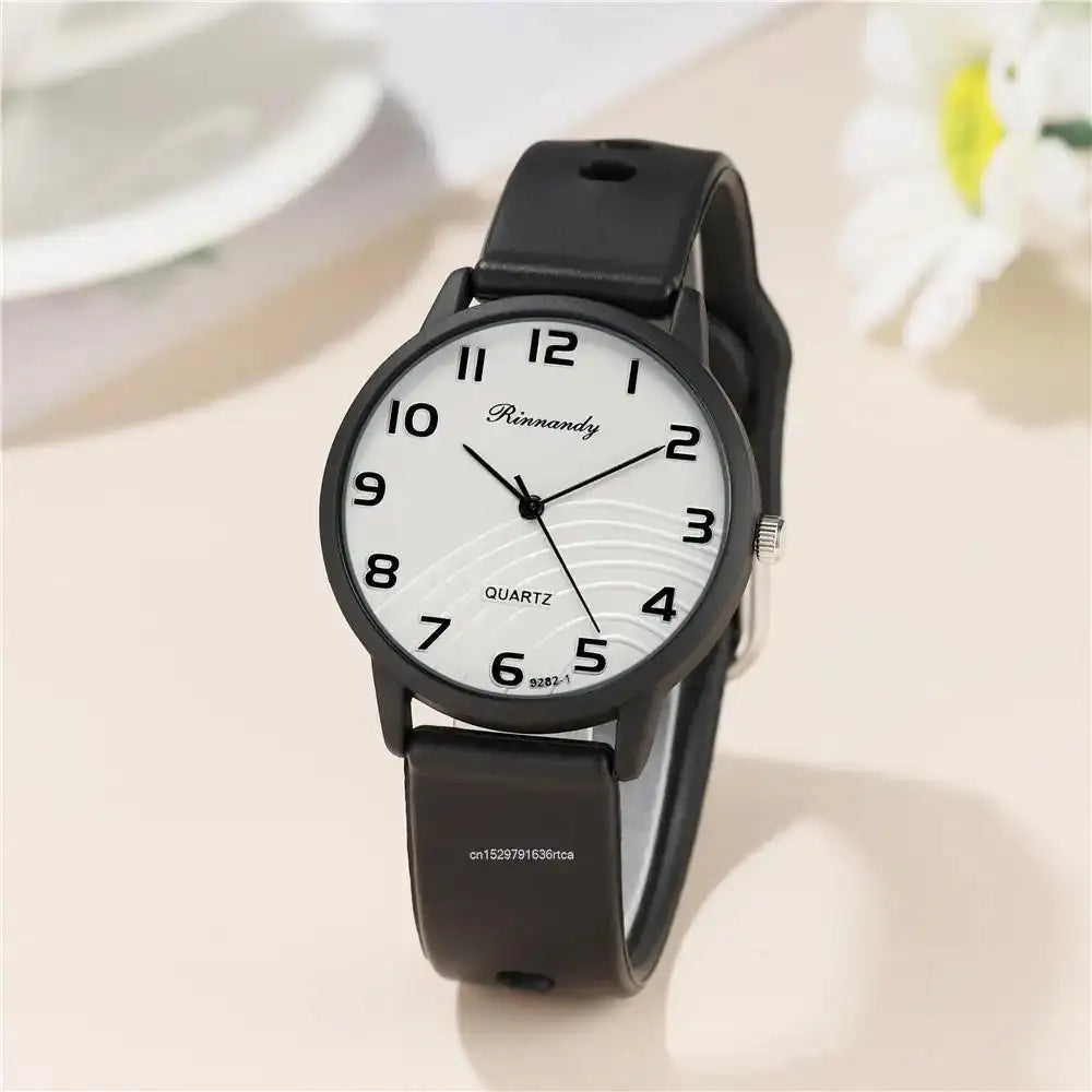 Fashion Lady Hot Sales Watches Leisure Grey Digital Simple Women Quartz Watch Sports Silicone Strap Ladies Clock Wristwatches - Lootquake