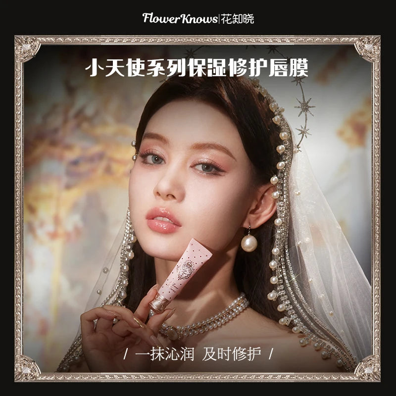 Flower Knows Strawberry Rococo Series Cloud Lip Cream Gloss à lèvres longue tenue Velvet Lip Tint Rouge à lèvres pour femmes Cosmétique