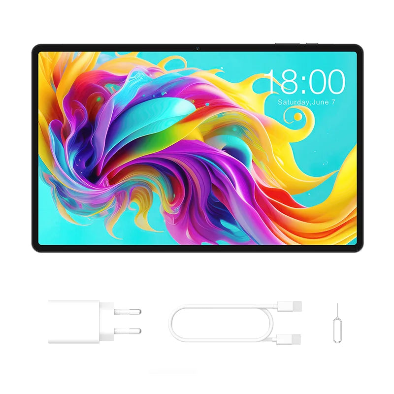 Tablette Odea S11, 11 pouces, TDDi, Android 14, (6+10) 16 Go de RAM, 256 Go de ROM, 4G LTE, 8 000 mAh, 1920 x 1200, Unisoc T606, 8 cœurs, Mali-G57, Wi-Fi 5G, GPS, 2 emplacements SIM, mémoire jusqu'à 1 To, compatible Netflix Widevine L1