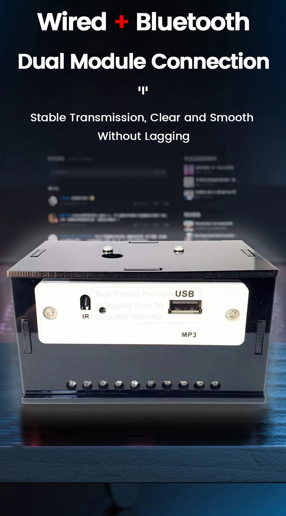 Kit de altavoz Bluetooth para bricolaje, electrónica, proyecto de soldadura, práctica de soldadura, ensamblaje, kit electrónico para bricolaje, componente, altavoces de 2 x 3 W