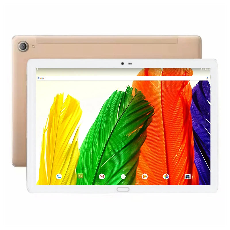 Tablette Android 8.0 M106 de 10,6 pouces, 4G, 2 Go de RAM, 32 Go de ROM, processeur MTK9797 Quad Core, double caméra, résolution 1920 x 1200 IPS, grande promotion 2024