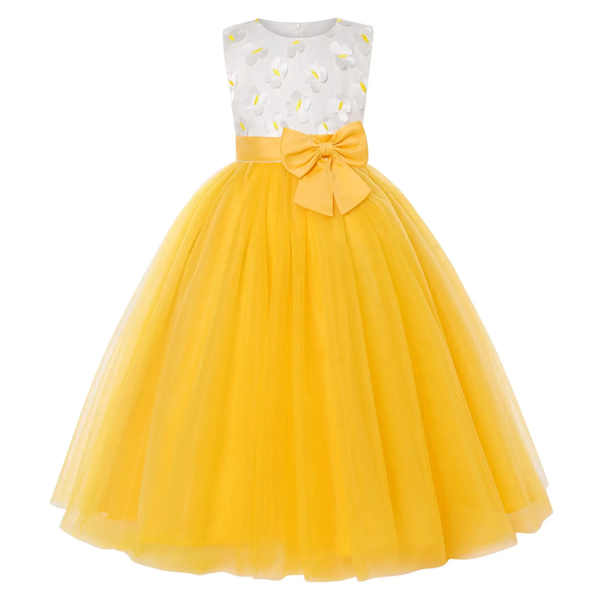 New Princess dress Large children's long dress Girl piano performance dress Festival party dress
