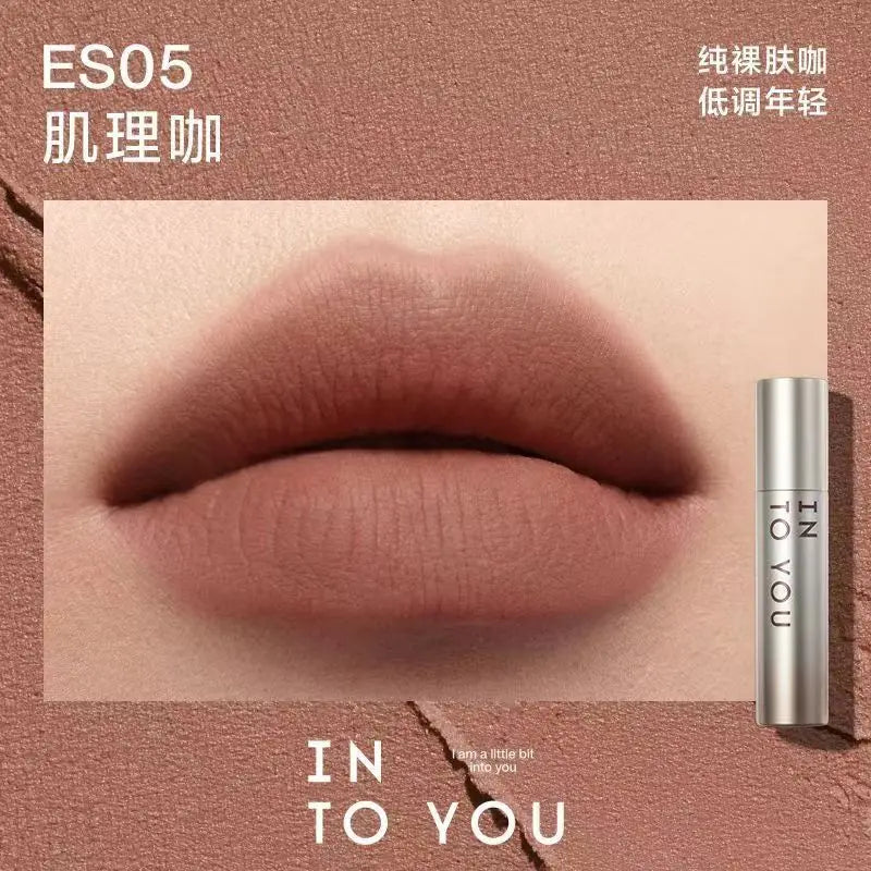 Rouge à lèvres mat INTOYOU, argile à lèvres longue tenue, brillant à lèvres velours waterproof, non fondant, non collant, maquillage expresso pour les lèvres