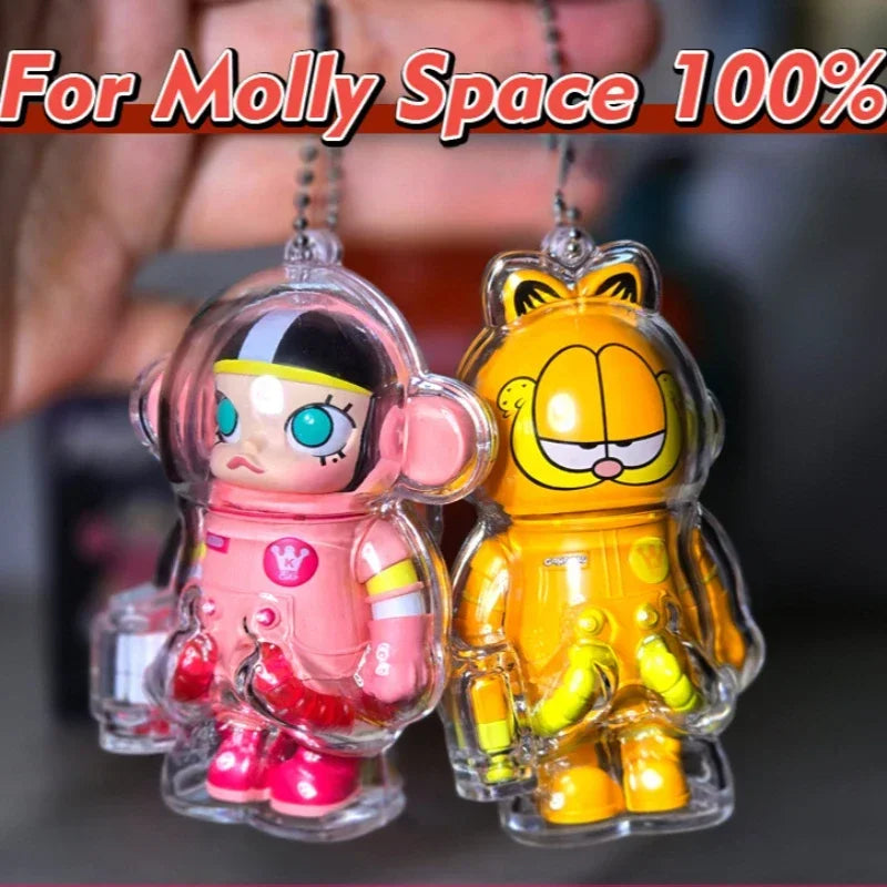 1pc Display Bag Case for molly100% 3rd generation transparent protective shell dust proof Dolls Storage Box no doll - Lootquake