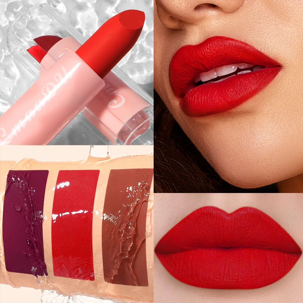 Juego de 5 labiales mate, brillo de labios hidratante, duradero, maquillaje fácil, tonos clásicos de moda para citas diarias, regalo exquisito.