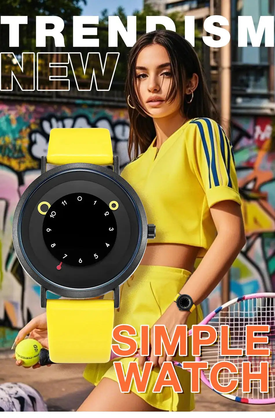 Shengke Women Creative Wristwatch Ladies Watches Yellow Leather Band Best Gifts Wristwatches Clock Montres Femme Reloj Mujer - Lootquake