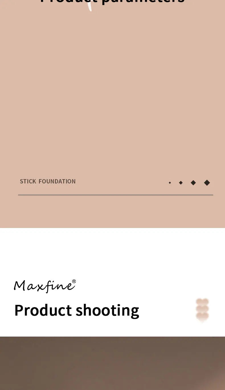 Fond de teint en stick - une formule crème mate naturelle, durable et miscible - sans cruauté et cadeau parfait pour la Saint-Valentin pour les femmes.