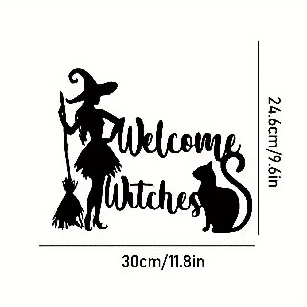 Halloween Metal Wall Art Decor