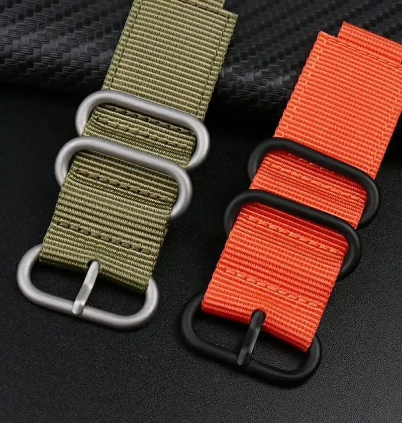For TIMEX Tide Canvas Convex Strap Male Compass Bracelet T2N721 T2N720 TW2T76500 TW2T76300 Nylon Watchband 24*16MM Wristband - Lootquake