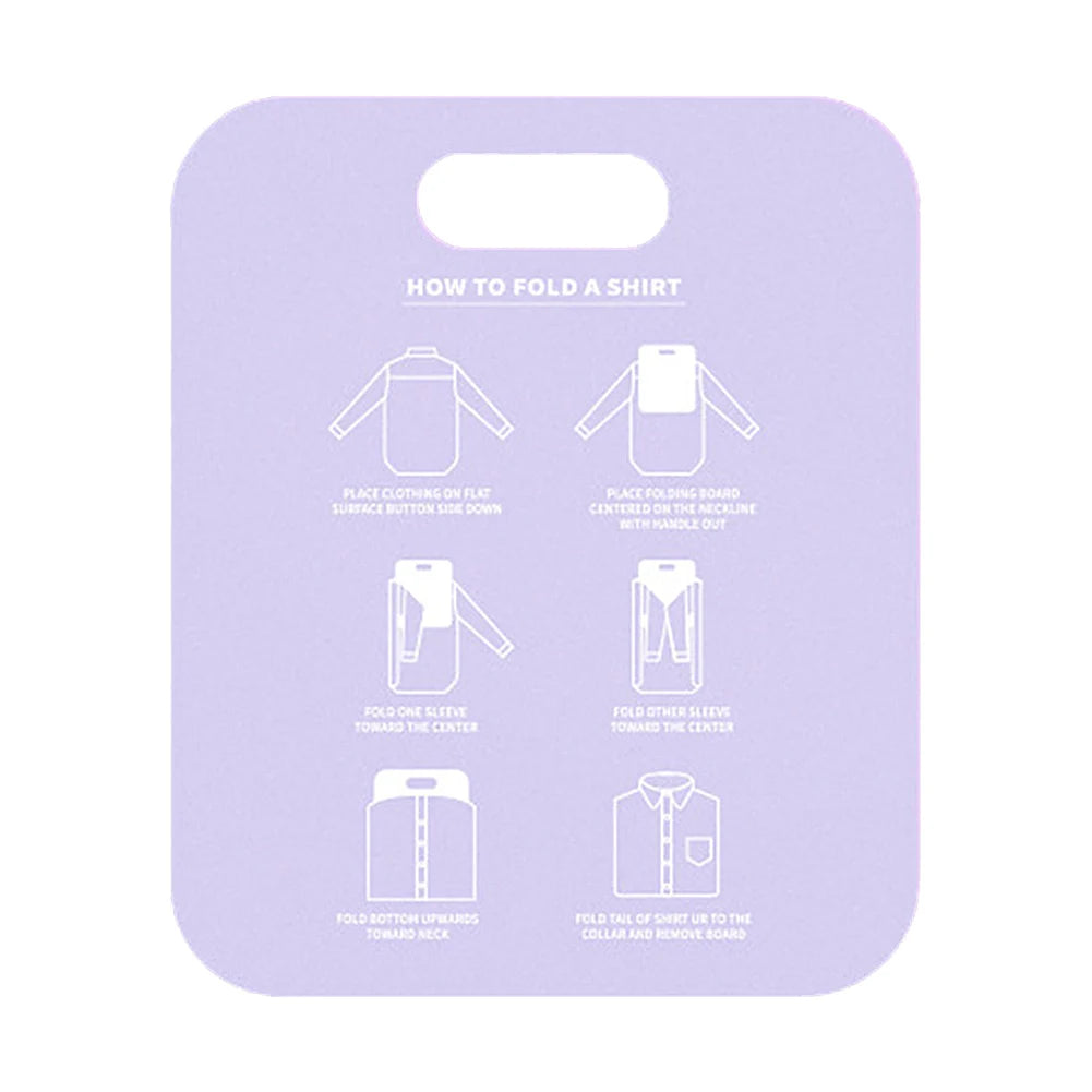 Planche à plier les vêtements en plastique 68 cm/48 cm, durable, pour enfants, facile et rapide, pour plier les chemises, outil de rangement à domicile pour enfants