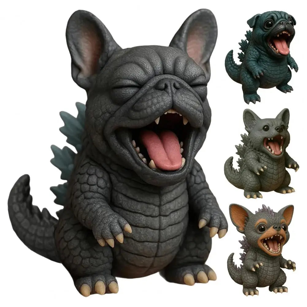 Handmade Dog Sculpture Handmade Resin Dog Figurines for Home Office Decor Collectible Puppy for Pet Unique Home Decoration