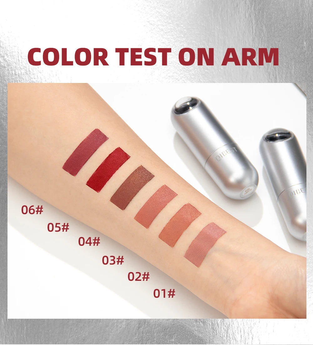 High Quality Professional Lipsticks Nude Matte Lipstick Long Lasting Moisturizing Makeup Sexy Red Lipgloss Tint Lips Cosmetics