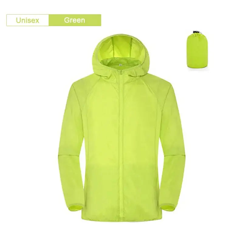 Camping Waterproof Jacket Men Women Windbreaker Men Raincoat Rain Jacket Men Waterproof Hiking Climbing Clothes Sun Protection - Lootquake