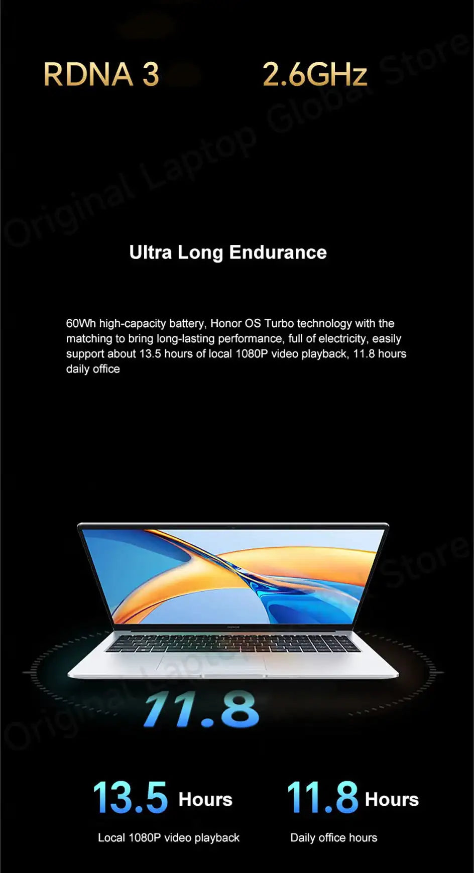 Honor Laptops X14/X16 2024 Riptide Edition R5 7640HS 16GB 512GB/1TB/2TB 60Hz IPS Screen 60Wh Ultra Large Battery Capacity Laptop - Lootquake