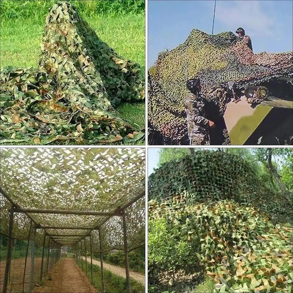 Military Camouflage Net Camouflage Net Military Net Shade Net Hunting Garden Car Outdoor Camping Shade Tent 2x2m/3x6m4x5m - Lootquake