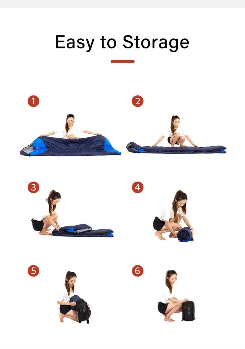 BISINNA Camping Sleeping Bag Ultralight Waterproof Winter Warm Envelope Backpacking Sleeping Bags for Outdoor Traveling Hiking - Lootquake