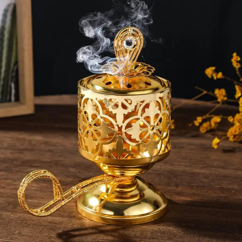 Difusor de fragancias de cristal estilo marroquí con forma de linterna árabe nocturna, candelabros de lujo para decoración del hogar.