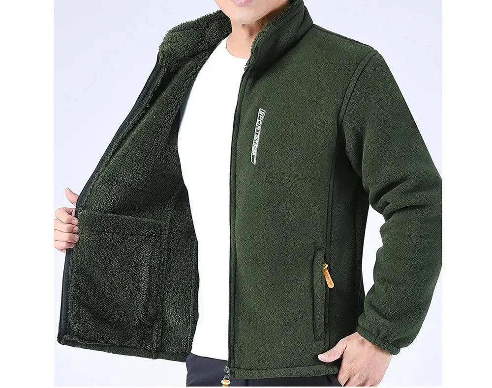 DIMUSI Winter Men's Polartec Jackets Casual Male Outwear Velvet Windbreaker Jackets Mens Soft Fleece Warm Jackets Brand Clothing - Lootquake