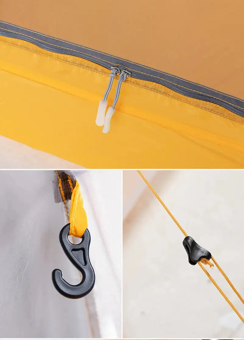 Naturehike Camping Tent Ultralight Portable Cloud Up 2Person 10D Upgraded Folding Backpack Waterproof Tent Travel Beach Tents - Lootquake