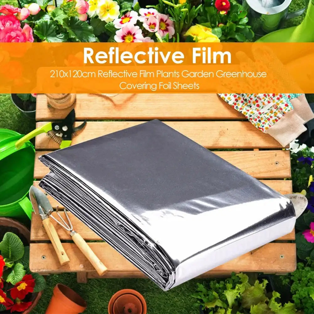 2-30pc Garden Wall Mylar Film Highly Reflective Films for Grow Tent Room Garden Greenhouse Covering Foil Sheets 210x120cm - Lootquake