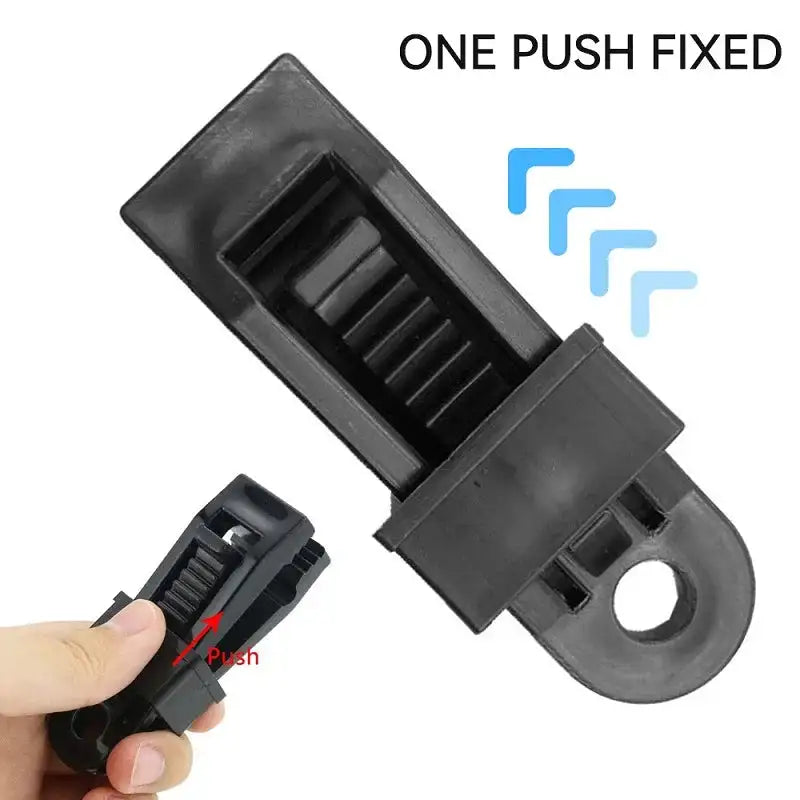 Adjustable Heavy Duty Lock Grip for Tarp Shade Cloth Reusable Clamp for Curtains Windproof Camping Tent Clip Hook Tarpaulin Clip - Lootquake