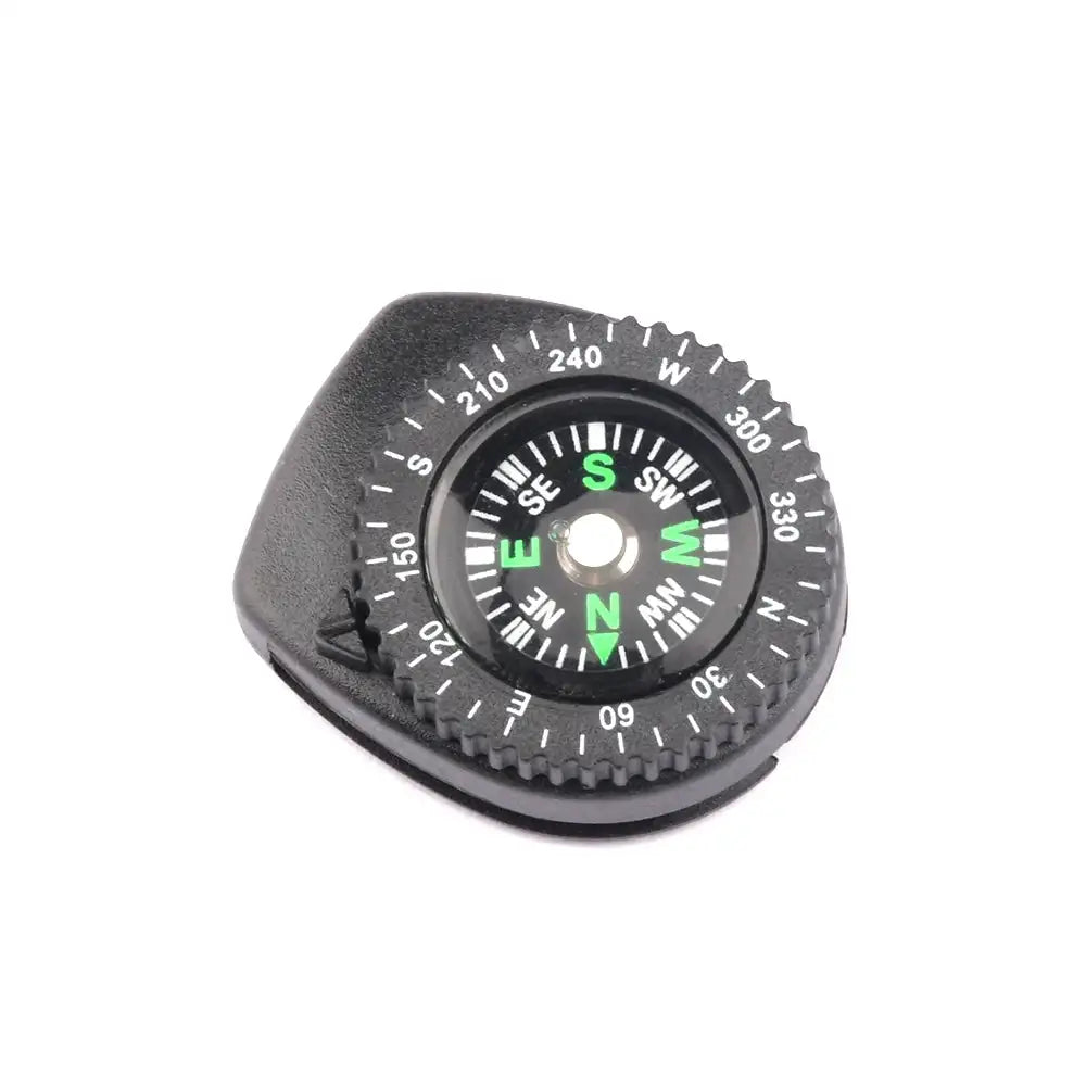 1/2Pcs Mini Watch Strap Button Removable Compass Survival Mini Pocket Compass Outdoor Hiking Camping Accessories - Lootquake
