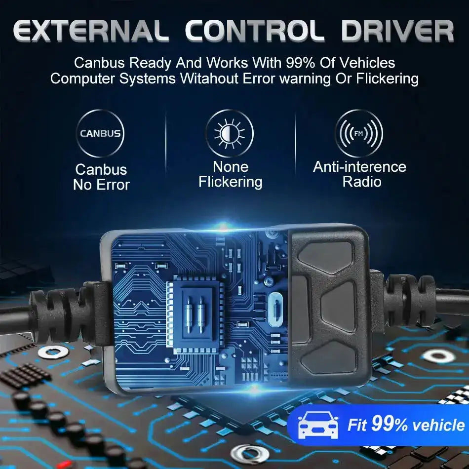 HLXG H7 H4 LED Headlight 12PCS 5570 CSP Chip 300W Auto LED Headlamp H8 H9 H11 H1 9005 9006 HB3 HB4 4300K 6K 8K Fog Lamp 12V - Lootquake