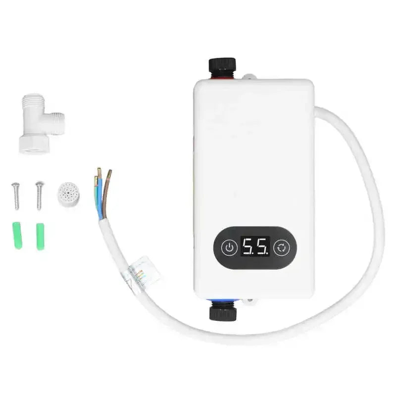 Chauffe-eau électrique instantané 220 V 4 500 W, fonction mémoire, conversion de fréquence, température constante