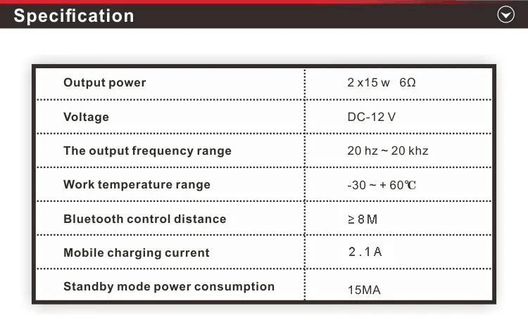 Altavoz Bluetooth para motocicleta con amplificador de salida de 2,1 A, reproductor de música MP3, sirena de alarma antirrobo, altavoz estéreo USB, radio FM MT730