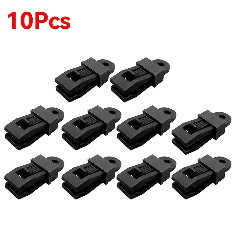 Adjustable Heavy Duty Lock Grip for Tarp Shade Cloth Reusable Clamp for Curtains Windproof Camping Tent Clip Hook Tarpaulin Clip - Lootquake