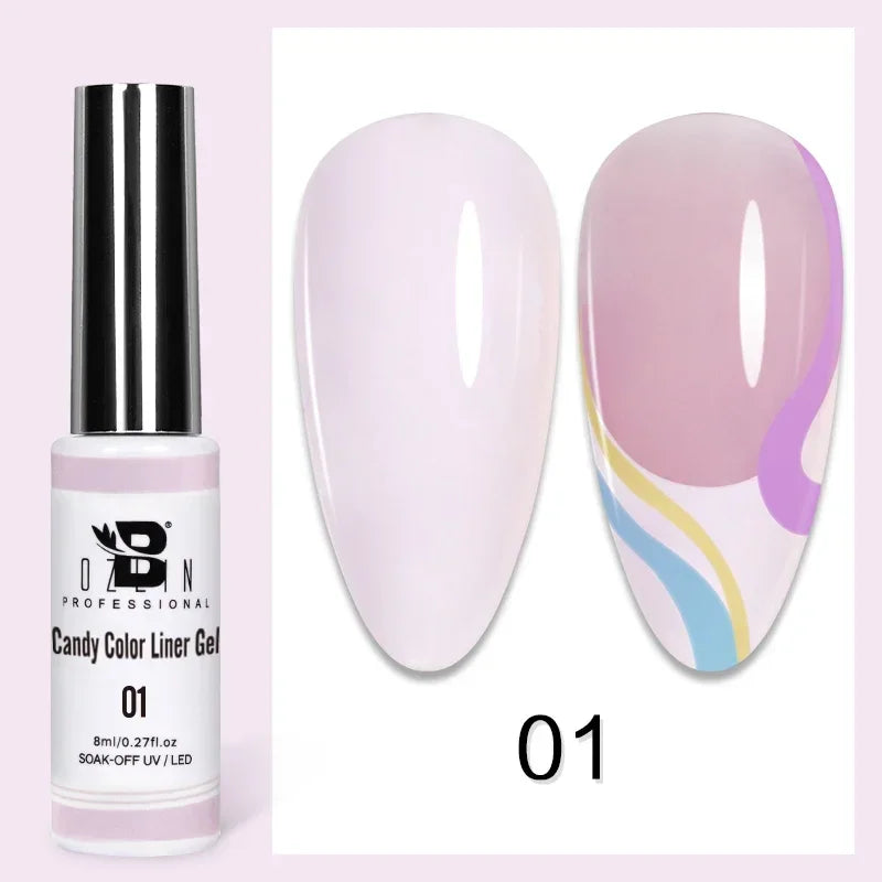 Esmalte de uñas en gel semipermanente, efecto espejo metálico, cromado, superbrillante, francés, UV LED, 5 ml, dorado y plateado.