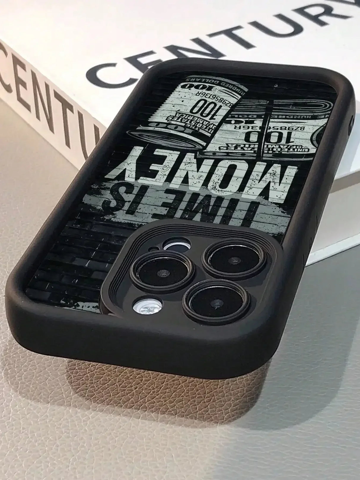 Funda para teléfono con estampado de dólares de moda