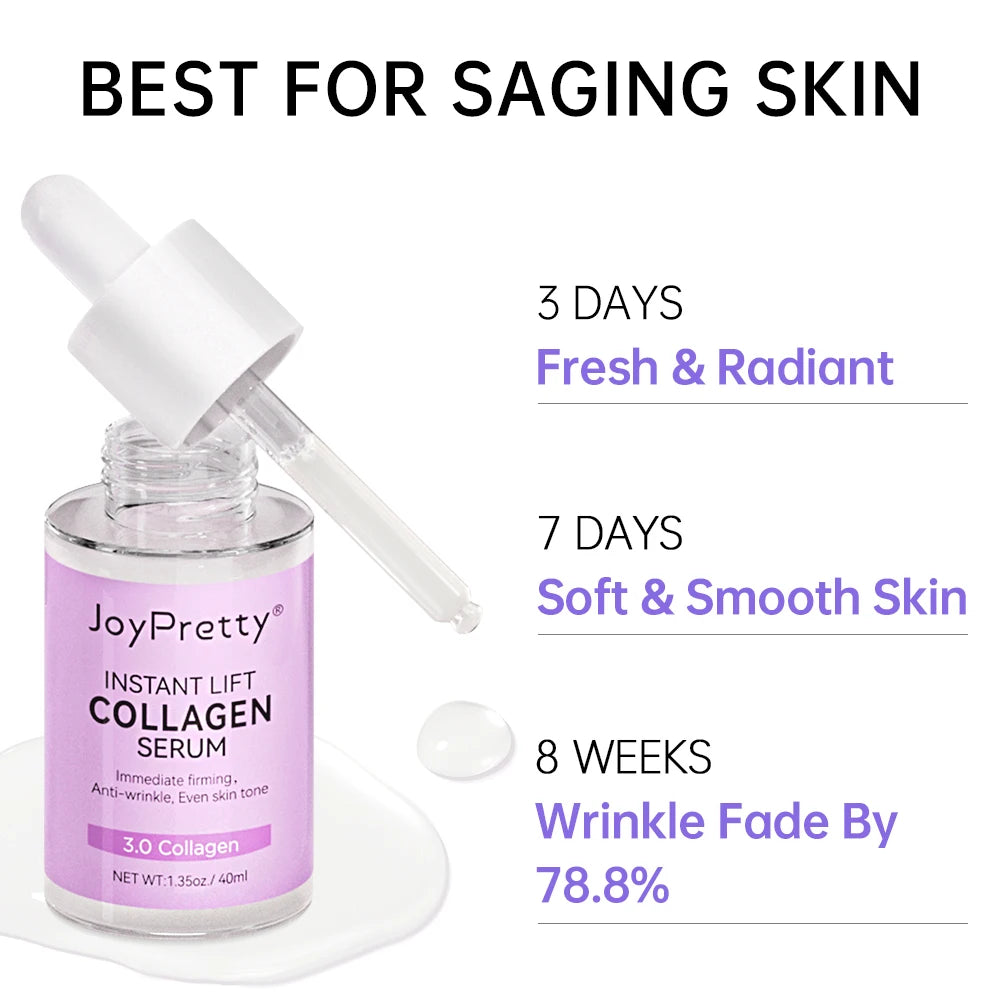 Collagen Whitening Facial Essence Anti-Aging Firming Skin Remover Wrinkle Moisturising Brightning Hyaluronic Acid Face Serum